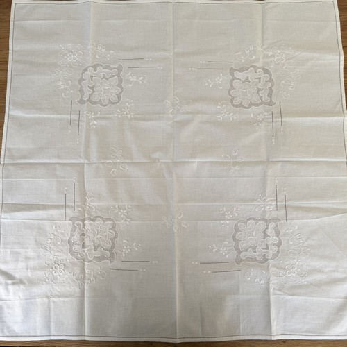 Vintage square cotton linen - cotton,