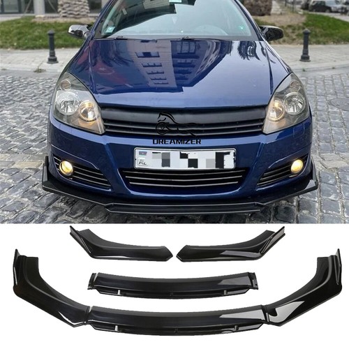 Gloss blk front bumper lip - blk,