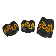 3x Foot Pedals Pad Cover For