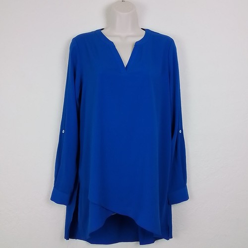Susan graver blue blouse - graver,