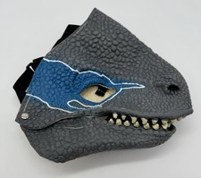 Dino Mask with Moving Jaw Latex Dinosaur Dress Up Mask for Halloween