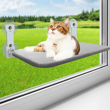 Foldable Pet Bed Cat Window Perch Kitten Hammock Shelf Breathable Mesh for Wall