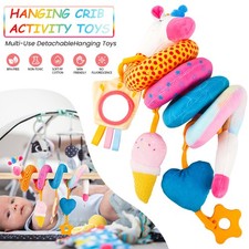 Activity Spiral Stroller Car Seat Hanging Rattles Toy Unicorn Toy Hanging Toys