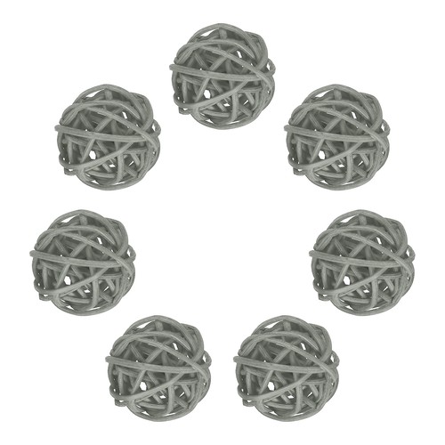 7pcs wicker rattan balls 2 - 7pcs,,