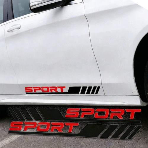2pcs car door side sport - 2pcs,