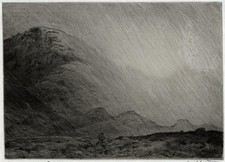 David Waterson (1870-1954) Signed Etching - Cardowan Scotland