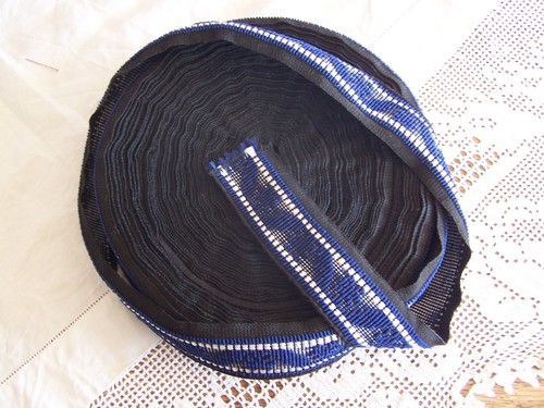 Vintage pram hood lace,braid