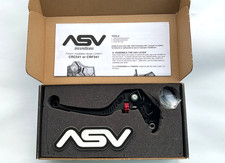 ASV Kawasaki  Z, ZX , Triumph Speed Street Tiger C5 Long Black Clutch Lever