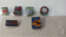 6 X  VINTAGE ENAMEL BUTLINS