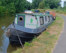 30ft Narrowboat Canalboat Narrow boat, floating apartment, Live aboard
