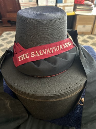 Vintage salvation army bonnet - army,