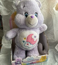 Carebear (Boxed), 2015, 14” Just Play, Sweet Dreams Bear, no DVD, Writing on Box