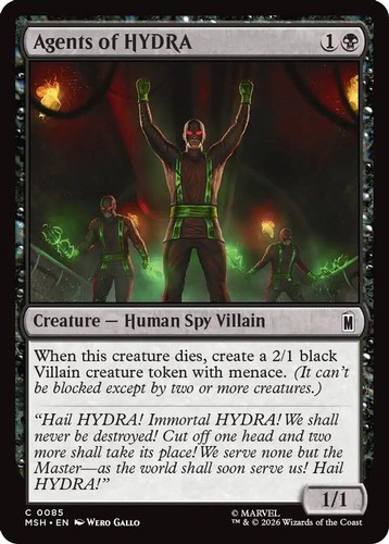 Agents hydra common - of,