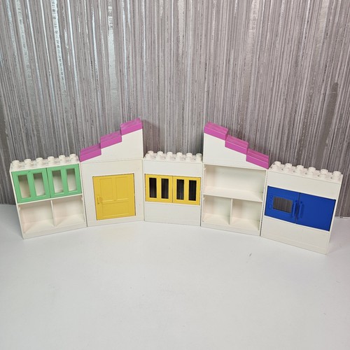 Vintage lego duplo walls - duplo, doors