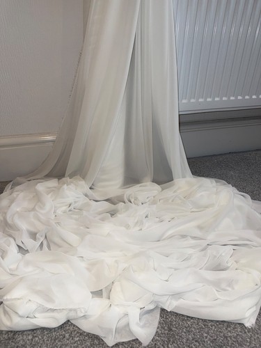 Meter ivory georgette - meter,
