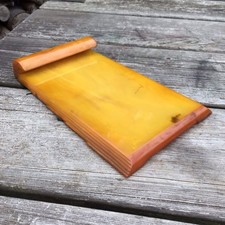 Rare Art Deco Dickinson Carvacraft Marbled Butterscotch Phenolic Notepad Holder