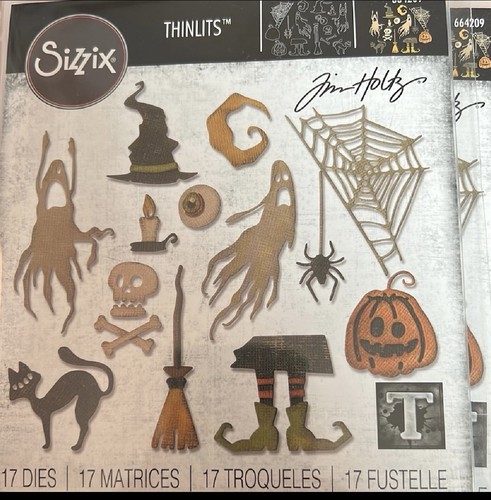Sizzix thinlets frightful - thinlets,