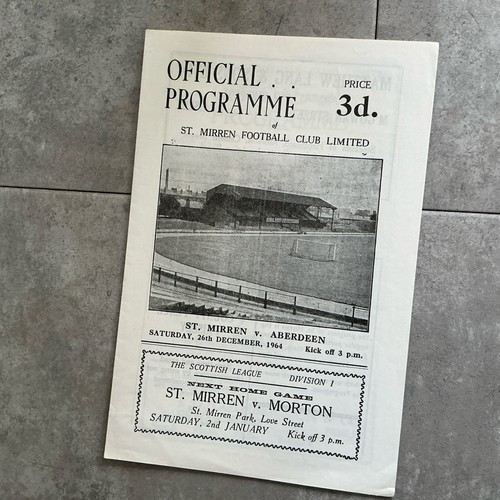 1964 mirren aberdeen - 1964/65,