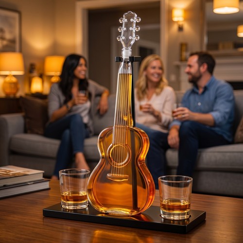 Guitar whiskey decanter set - whiskey,