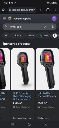 Flir tg165 thermal imaging - flir,