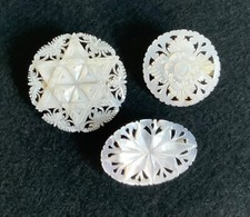 Vintage x3 Brooches Mother of