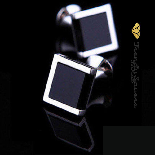 Luxury men silver - silver, black