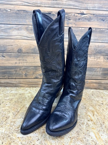Justin cowboy boots black - boots,