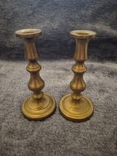 Pair Of 4" Solid Brass