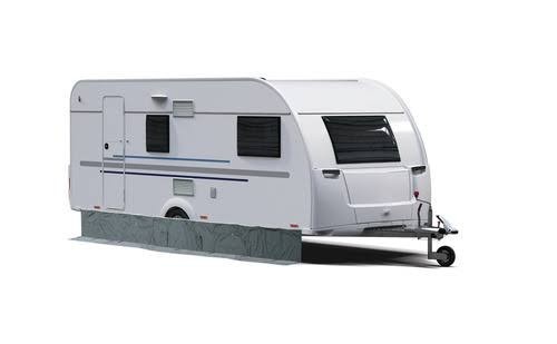 Caravan draught skirt pvc - caravan,