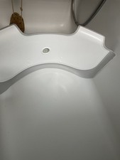 Baby Bath Dam Barrier Grey and White