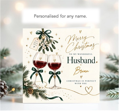 Personalised husband christmas - personalised,