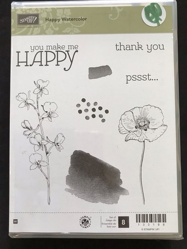Happy watercolor poppy iris - watercolor,