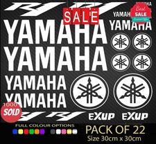 22x yamaha vinyl - r1, decal