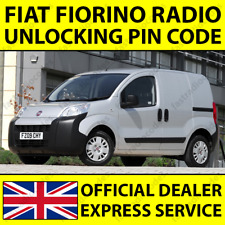 ✅FIAT FIORINO CAR RADIO NAVIGATION UNLOCKING PIN CODE FOR ALL MODELS✅
