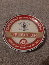 BIA INTERNATIONAL Cheese Bistro Plate "LE FLEUR" Plate With Wall Hanger Disc VGC
