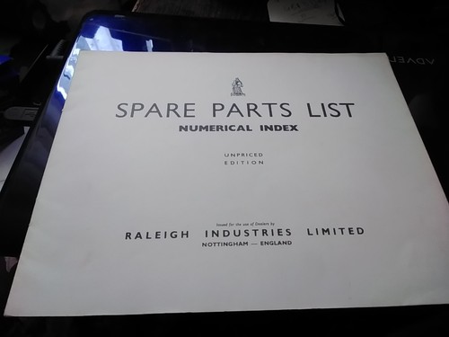 Raleigh cycles spares - spares, parts