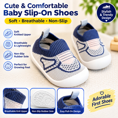 Baby shoes anti slip soft - anti-slip, mesh
