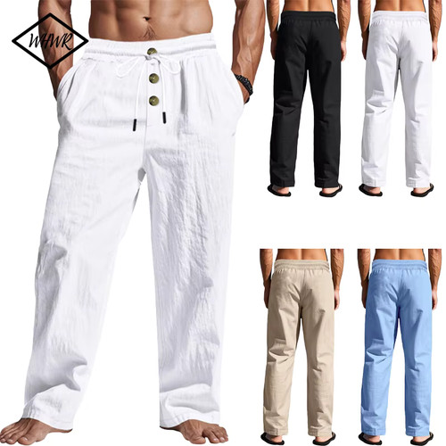 Men casual elastic waist - elastic,