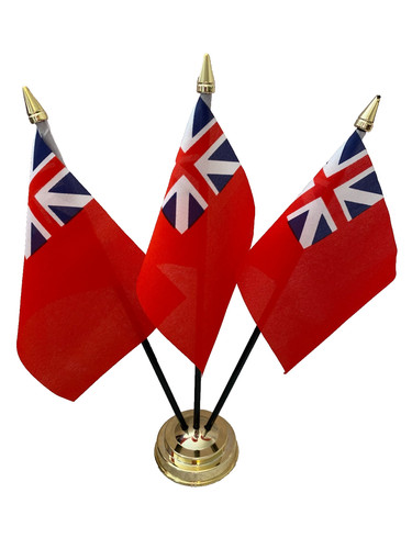 Red ensign colonial flag - red, 3