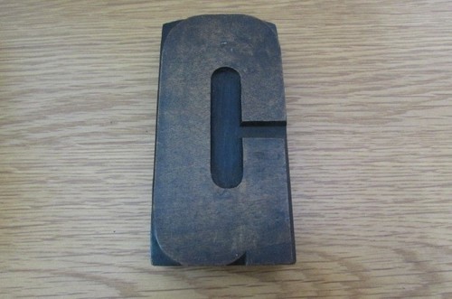 Printers block letterpress - block,