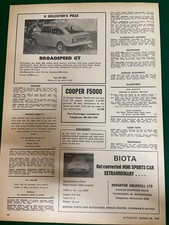 BROADSPEED GT ALFA YELLOW GKV 55D ADVERT A4 FILE 51