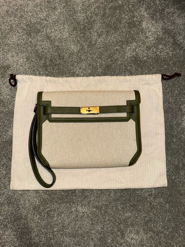 Hermes kelly depeche clutch - kelly, 25