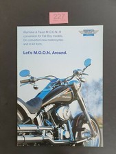 RARE WARNEKE & FAUST M.O.O.N.III FATBOY HARLEY CONVERSION WITH PRICE LIST ETC.