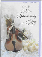 Your 50th Golden Wedding Anniversary ( 50 Years ) Cards ** LAST DESIGNS **