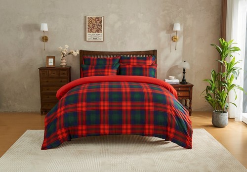 Reversible duvet cover set - reversible,