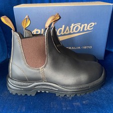 Blundstone 192 Stout Brown Premium Safety Boots Size UK 5 Eu 38 RRP £ 150