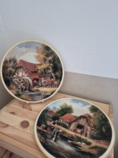Village Life Bone China Plates