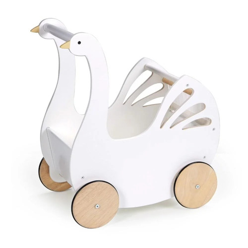 Swan doll pram with - swan,