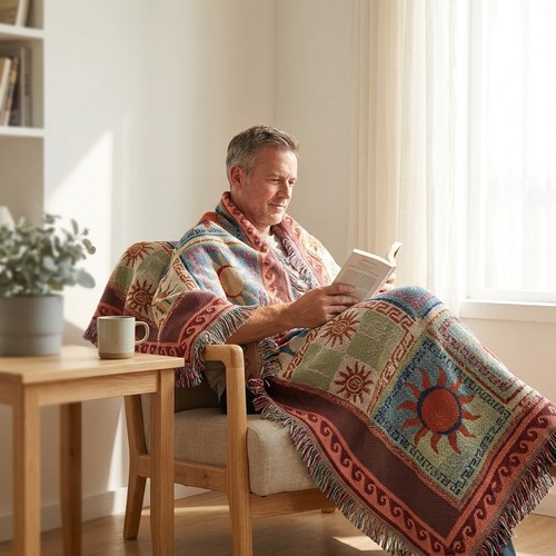 Polyester throw blanket sun - blanket,,