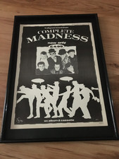 MADNESS-COMPLETE MADNESS-1982 original A3 framed poster size advert